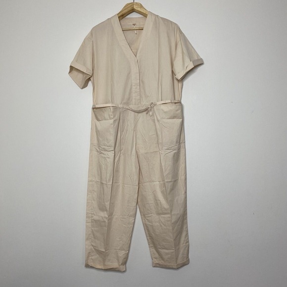 Free People Pants - Free People Endless Summer Feels So Right One Piece Ivory Jumpsuit Women Size XS